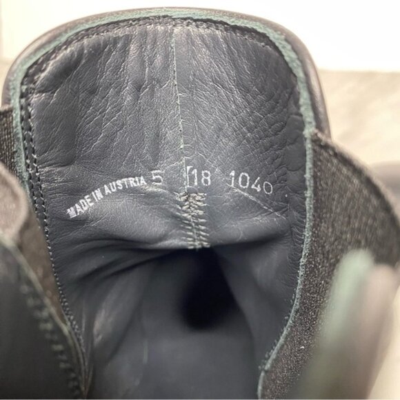 Paul Green Black Leather Chelsea Bootie 5 / 7.5 - Picture 12 of 15